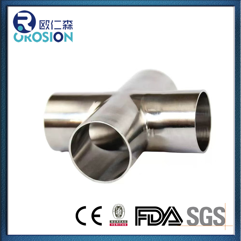 Sanitary Stainless Steel Pipe Welding Cross