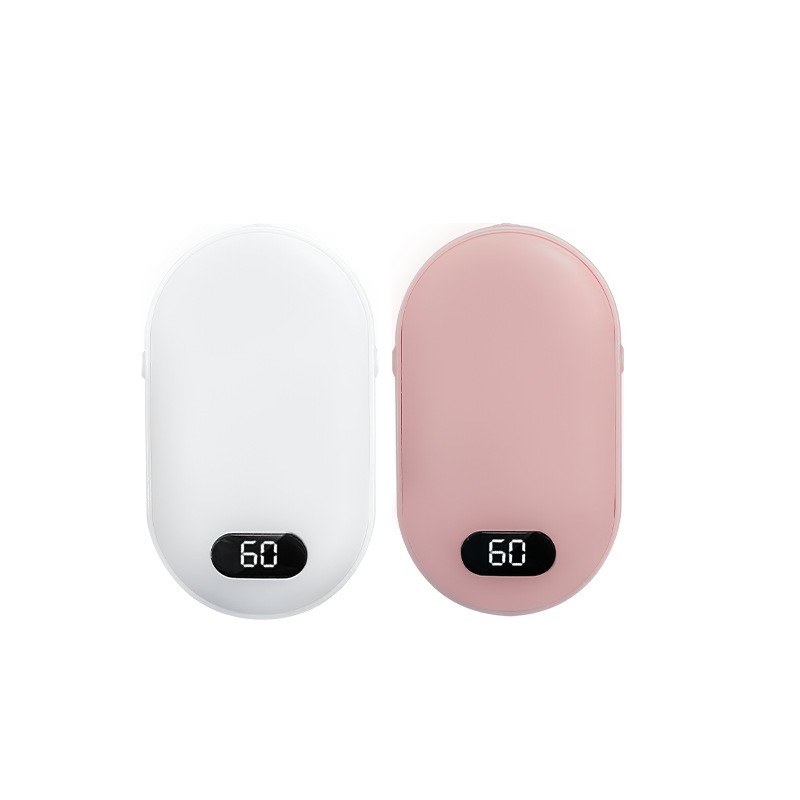 2-in-1 Power Bank Portable Digital Display Rechargeable Hand Warmer