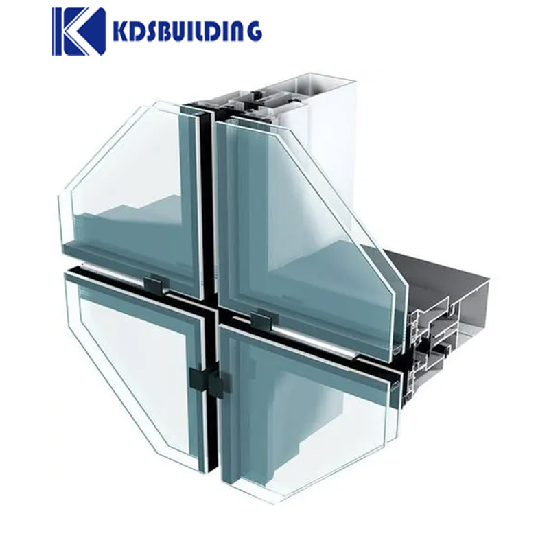 Commercial Construction-Real-Estate Building Materials Low-E Glass Aluminium Curtain Wall