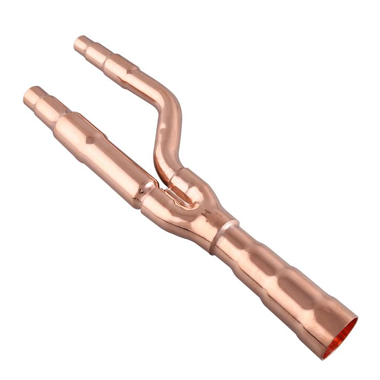 Hailiang Copper Branch Pipe with Y Joint and Welding Connection for Vrv A/C Systems