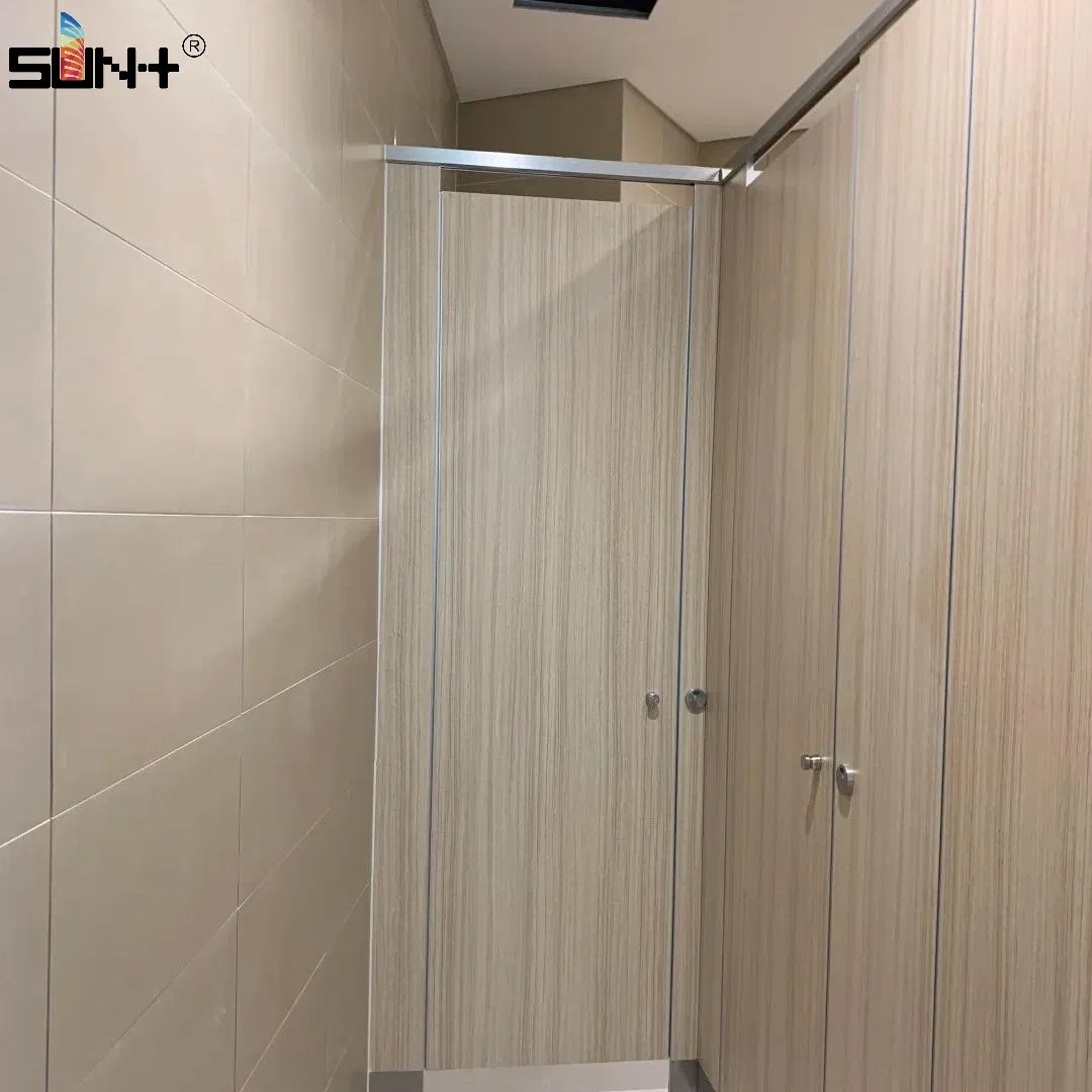 Antimicrobial Waterproof HPL Compact Laminate Business Center Toilet Partition