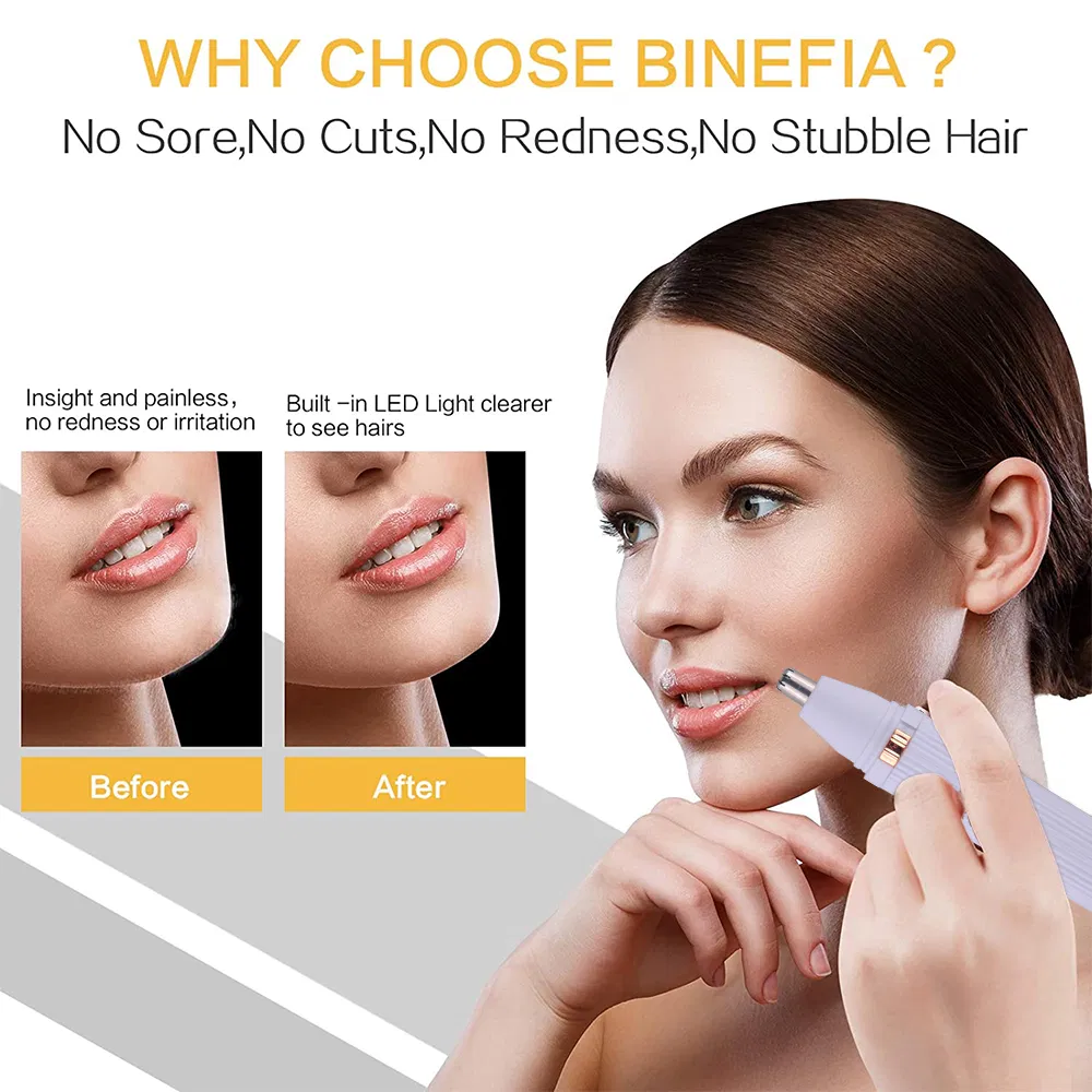 Battery Operated Electric Ear Face Eyebrow Nose Hair Trimmer