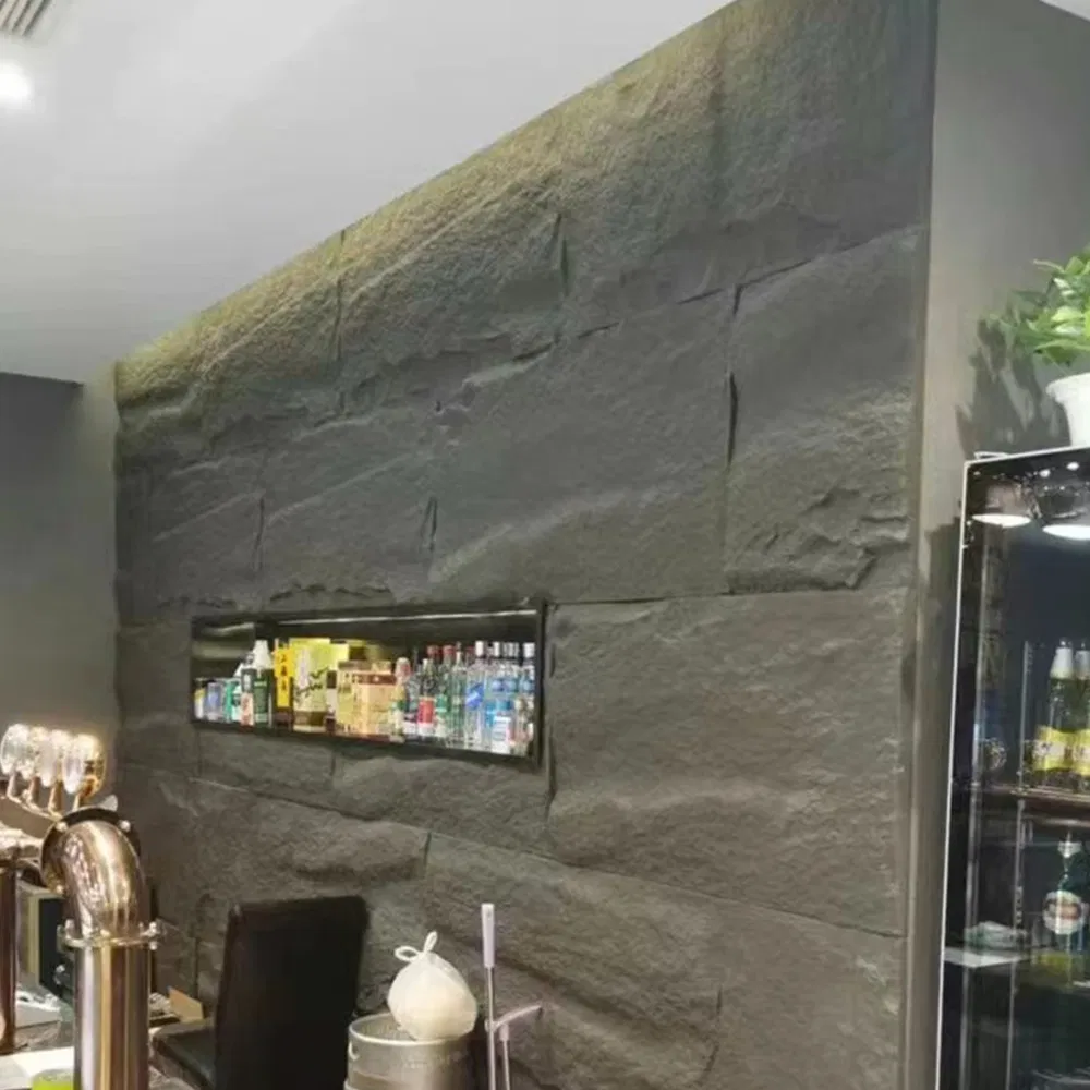 Contemporary PU Stone Panels for Wall Cladding with Waterproof and Lightweight Feature