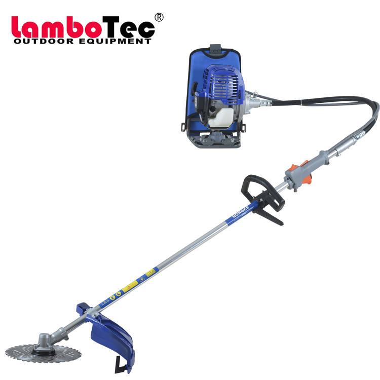 Lambotec Shoulder Type Grass Brush Cutter with 4 Stroke Trimmer Chinese Gx35 Engine.