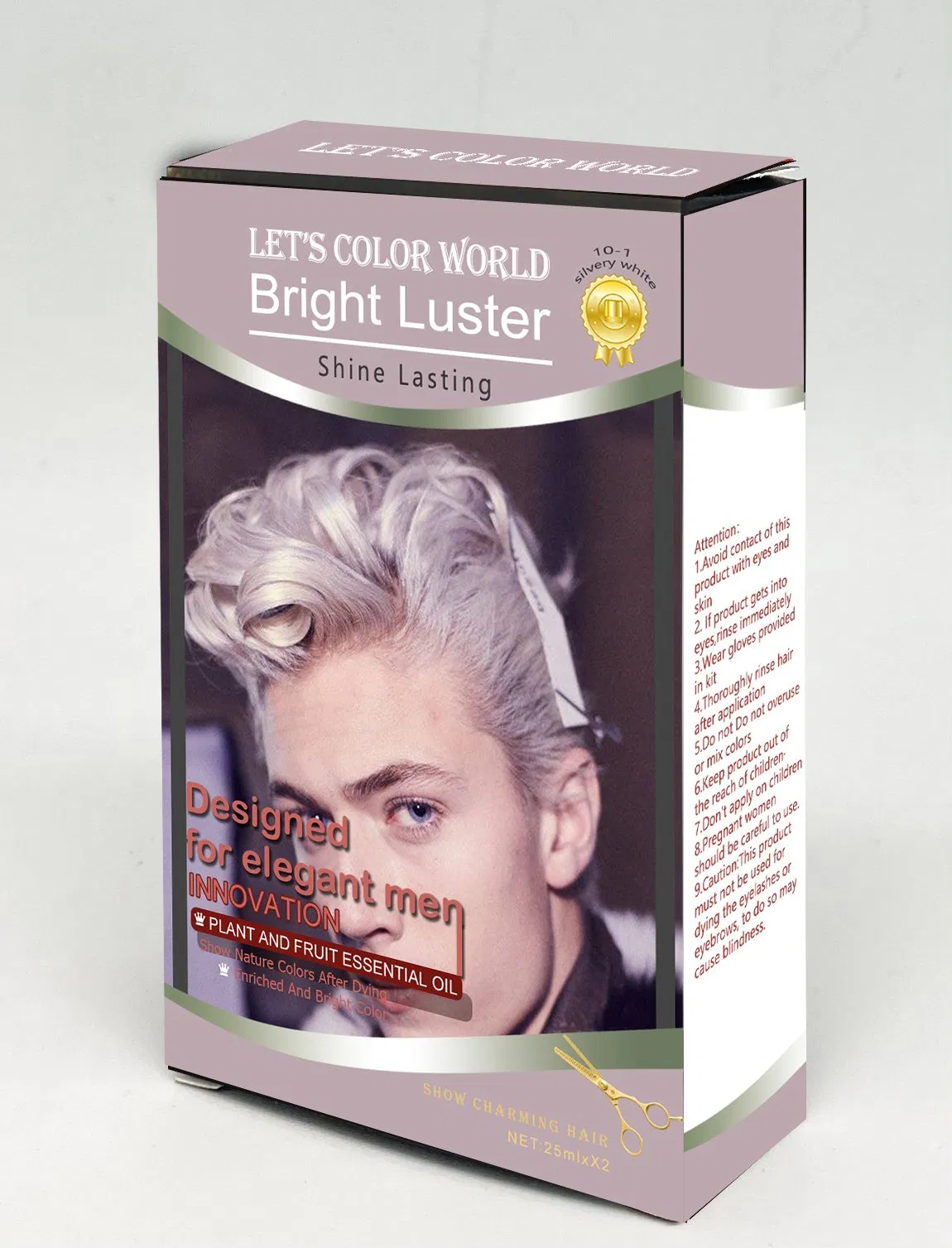 Professional Supplier Ammonia Free Organic Hair Dye Brands White Hair Dye Wholesale