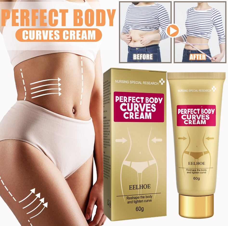 60g Perfect Body Curves Cream Mango Centella Ginger Leg Arm Abdomen Reshaping Tightening Curving Skin Tightening Curve Firming Body Cream for Women