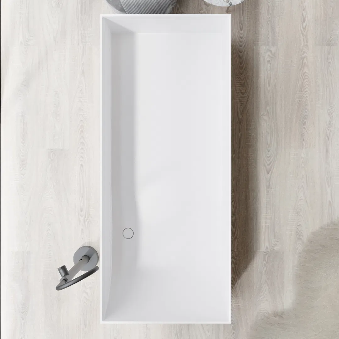 Ванна из искусственного камня PMMA белая матовая