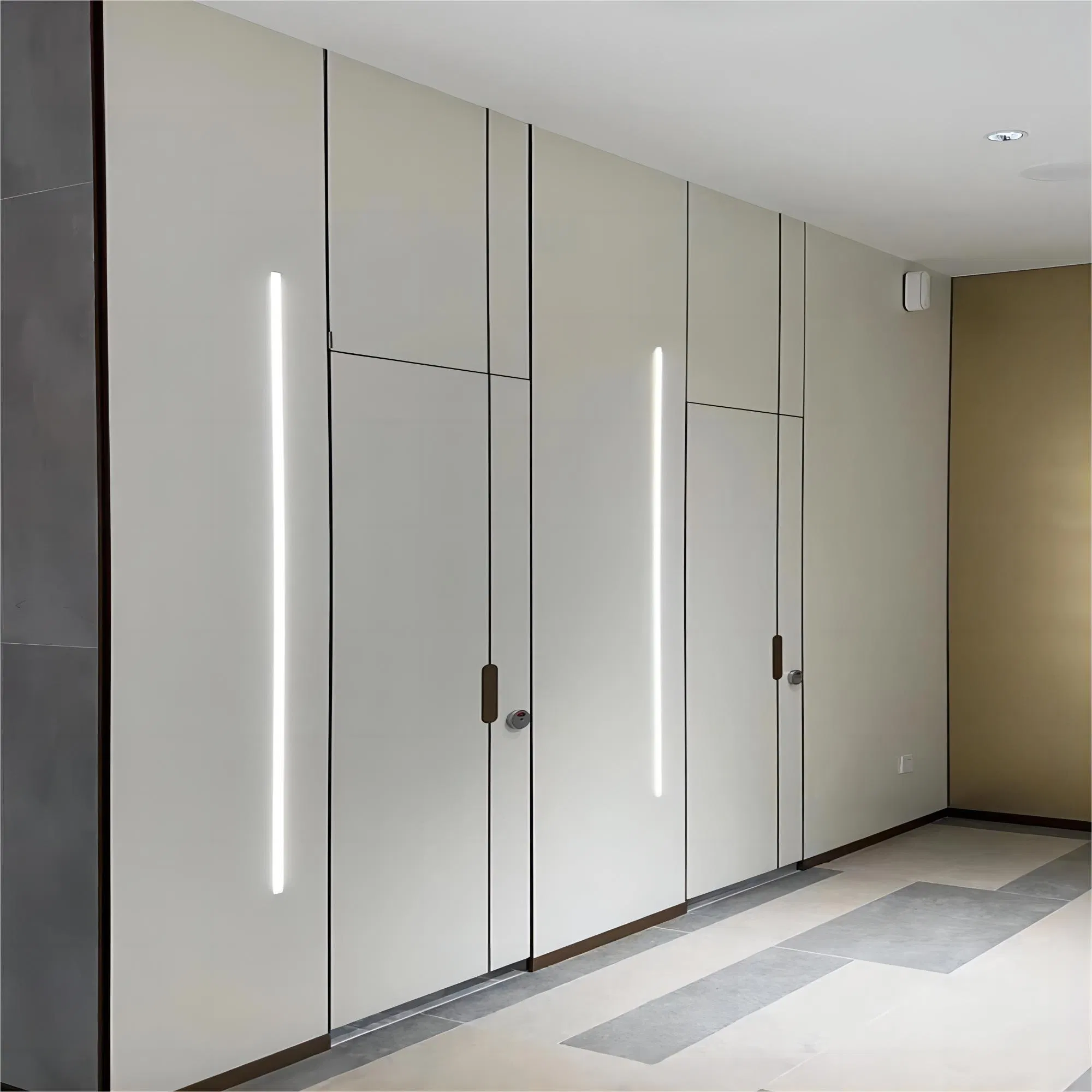 Debo Standard Design Economical Compact Laminate Toilet Partition for Train Station