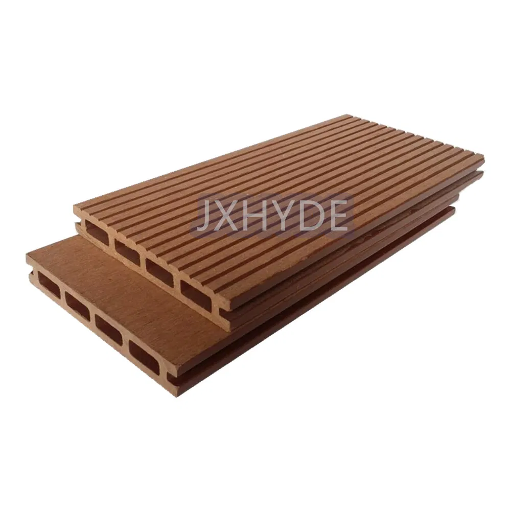 146*22mm WPC Hollow Decking Wood Plastic Composite Outdoor Flooring