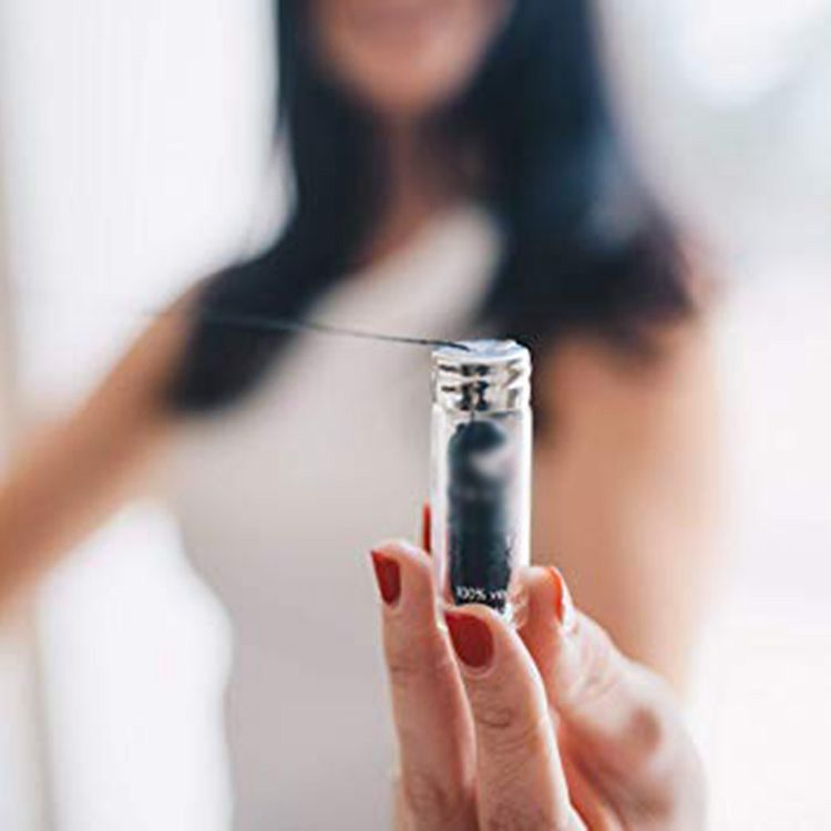 Plastic Free Corn Dental Floss in Reused Glass Bottle