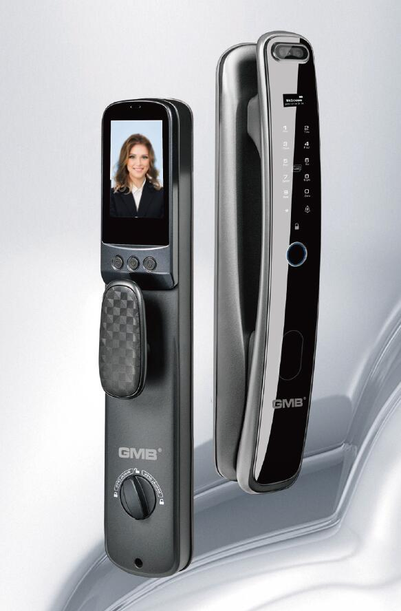 High Security Fingerprint/RFID Card/WiFi/Tuya/TT APP/ with Camera Intelligent Anti-Peep Digital Smart Door Lock (824)