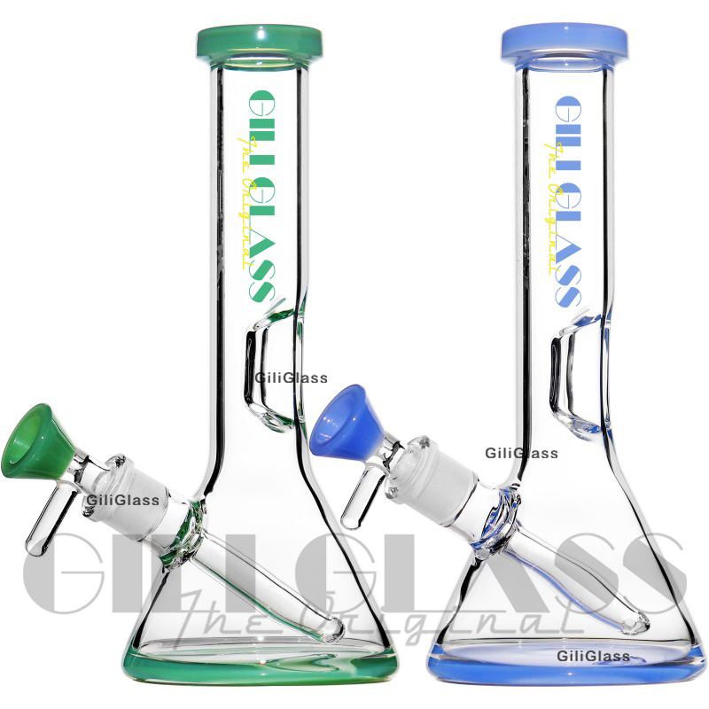 Gili-171 Giliglass 8 Inches Wholesale Beaker Sweet Puff Glass Smoking Pipe