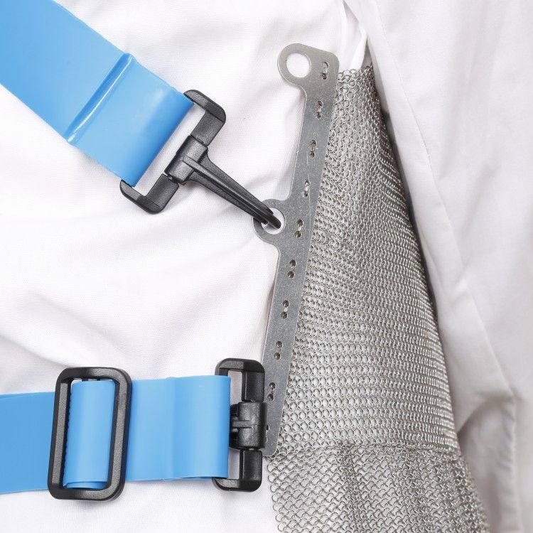 Stainless Steel Cut Resistant Chainmail Mesh Apron for Butcher Industrial Safety
