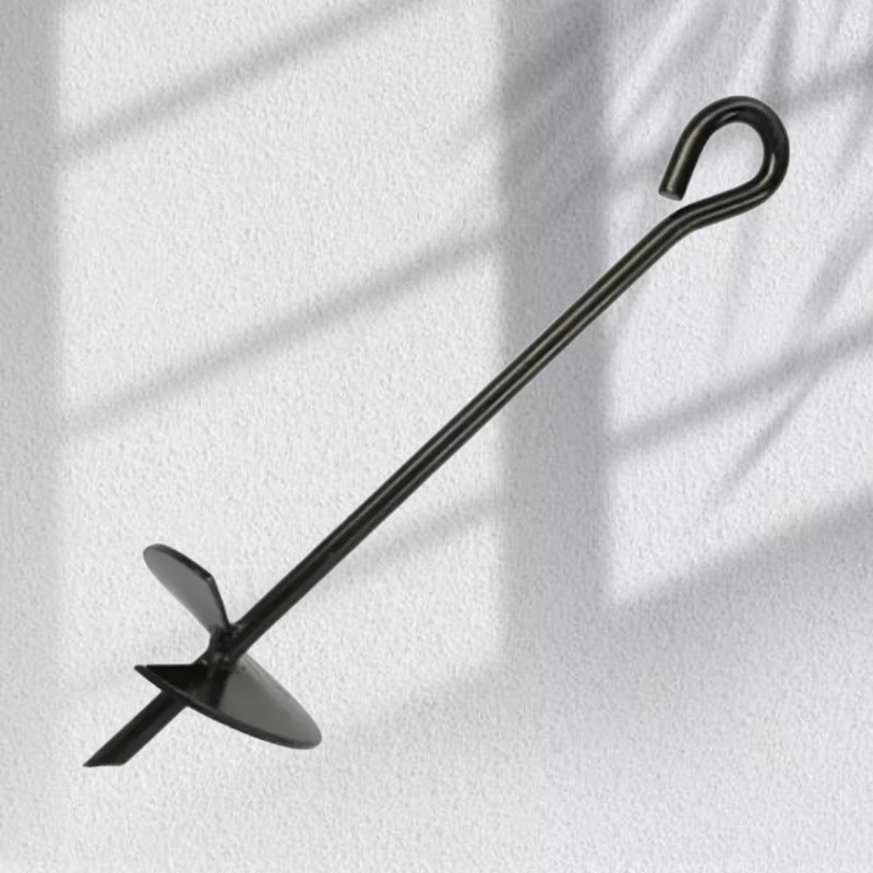 Heavy Duty High Strength Ground Anchor with Helix Spiral for Outdoor Camping Garden