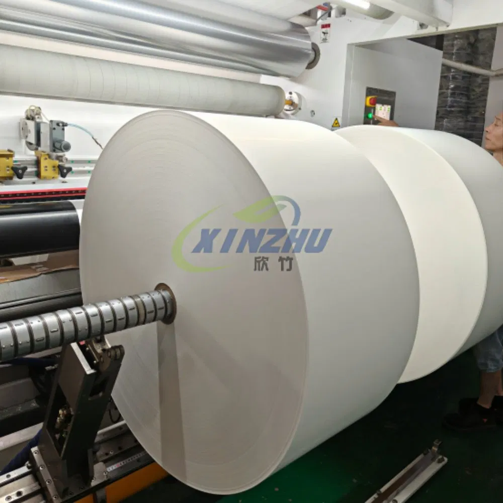 Jumbo Roll Self-Adhesive Material Coated Printing Thermal Card Luggage Baggage Tag Label