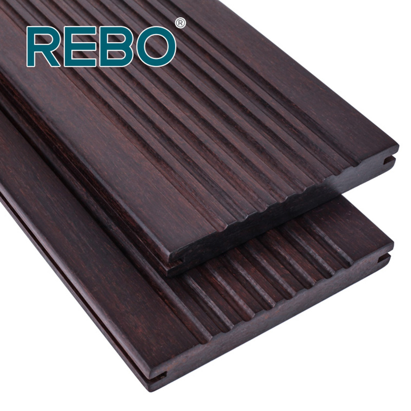 Wholesale Bamboo Solid Wood Flooring Boards Formaldyhyde Free Bamboo Decking