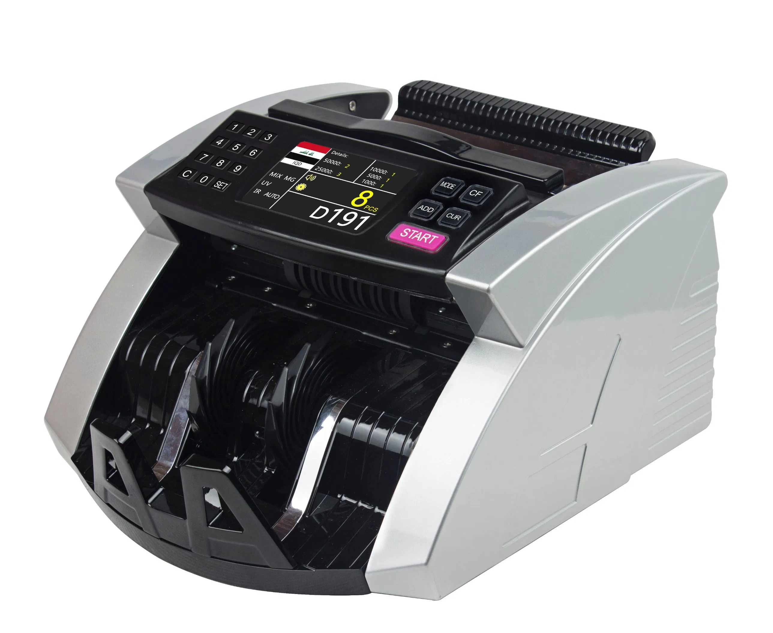 Al-6000t Various Good Quality Handy Euro Money Detector Machine Currency