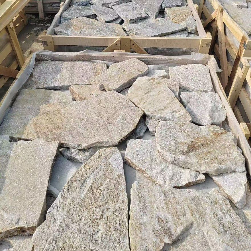 Natural Slate Loose Stone for Garden Landscape Outdoor Project Ls004