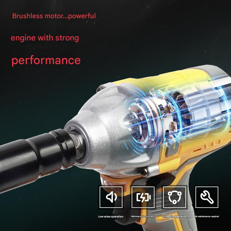 Industrial 48V Lithium Battery Cordless Impact Wrench High Torque Brushless Electric Wrench