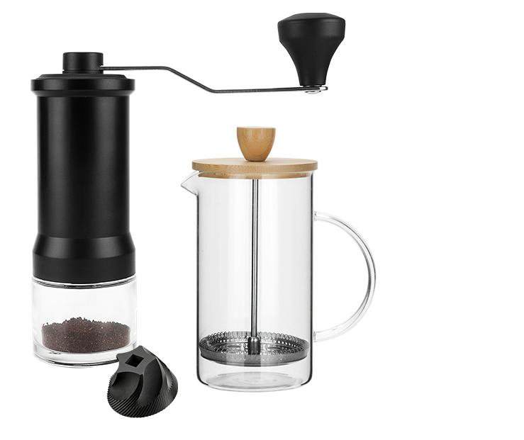 Adjustable Stainless Steel 420 Conical Burr Manual Coffee Bean Grinder