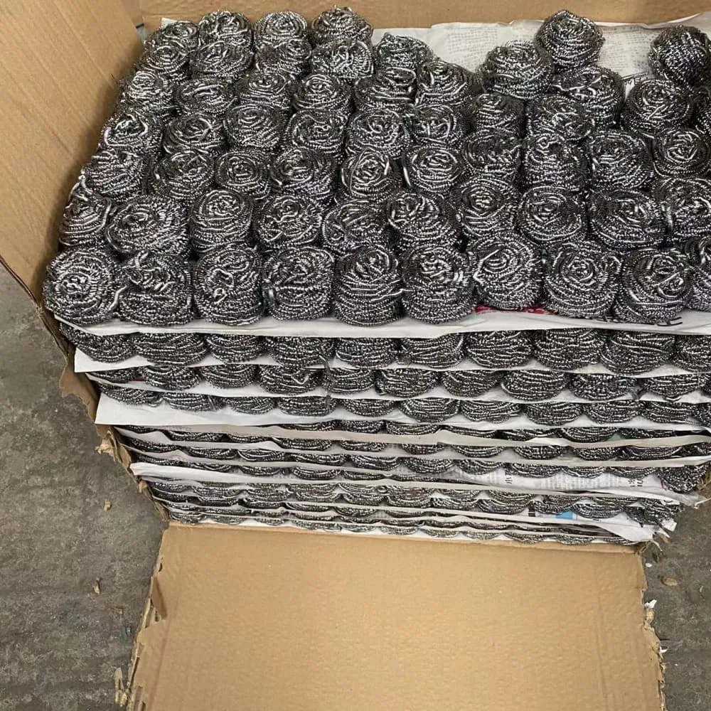 High-Efficiency Stainless Steel Scrubber Scourer Cleaning Ball