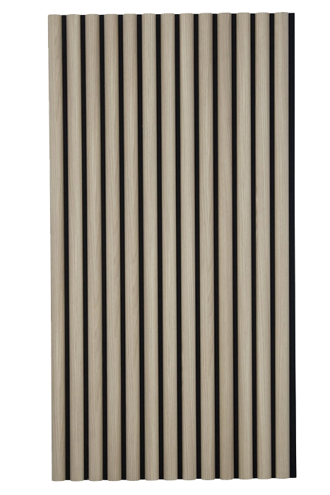 Acoustic Panels Wood MDF Slatted Veneer on Pet Felt Acoustic Panel Decorative