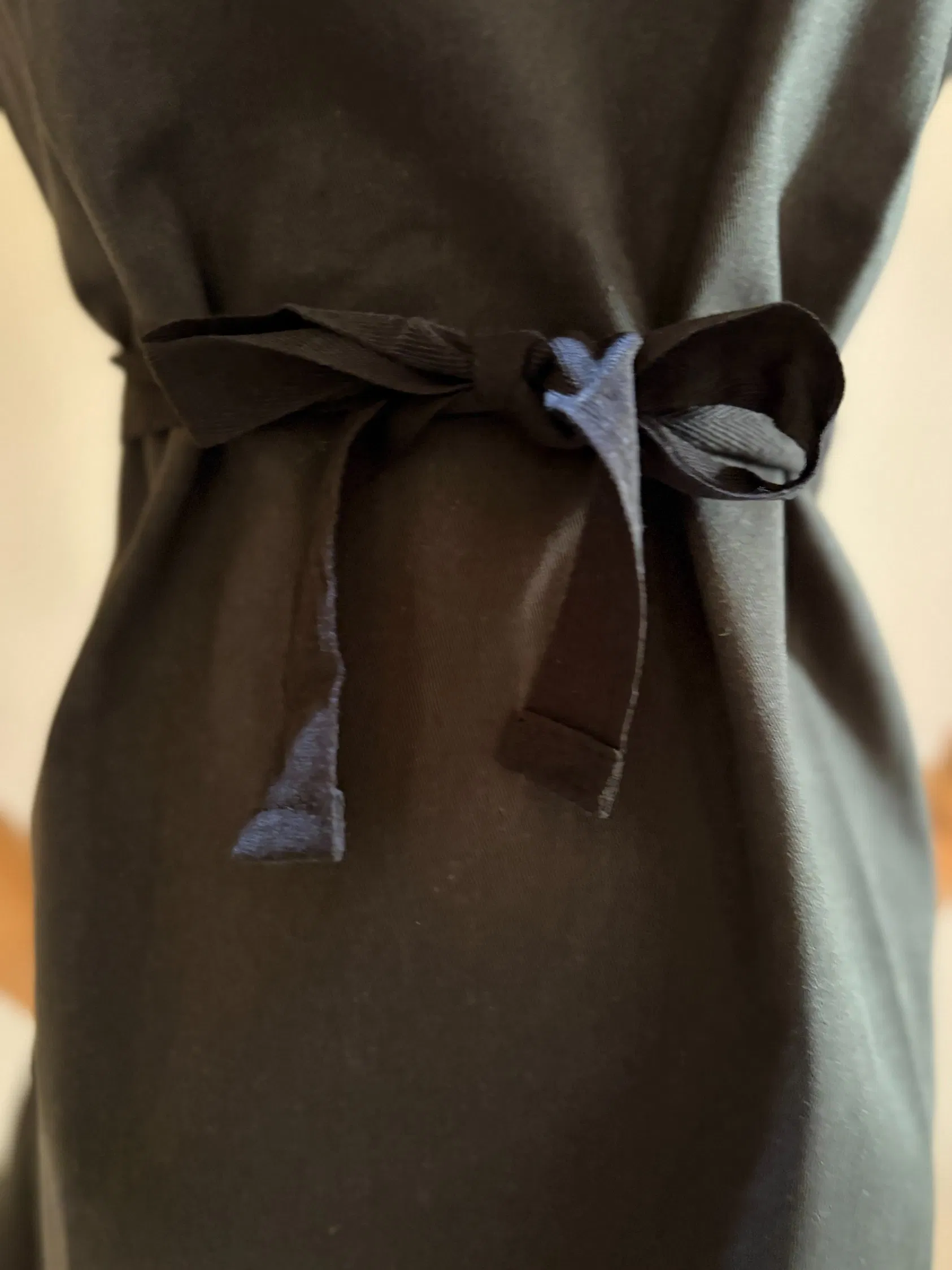 Cotton Twill Black Bib Apron with Woven Belt Customized Logo Printed for Restaurant, Kitchen or Promotion