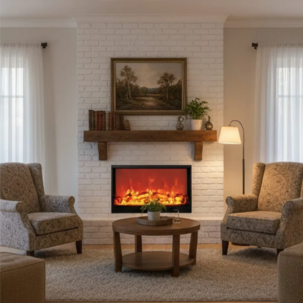 Modern 2500mm Electric Fireplace for Cozy Home Ambiance