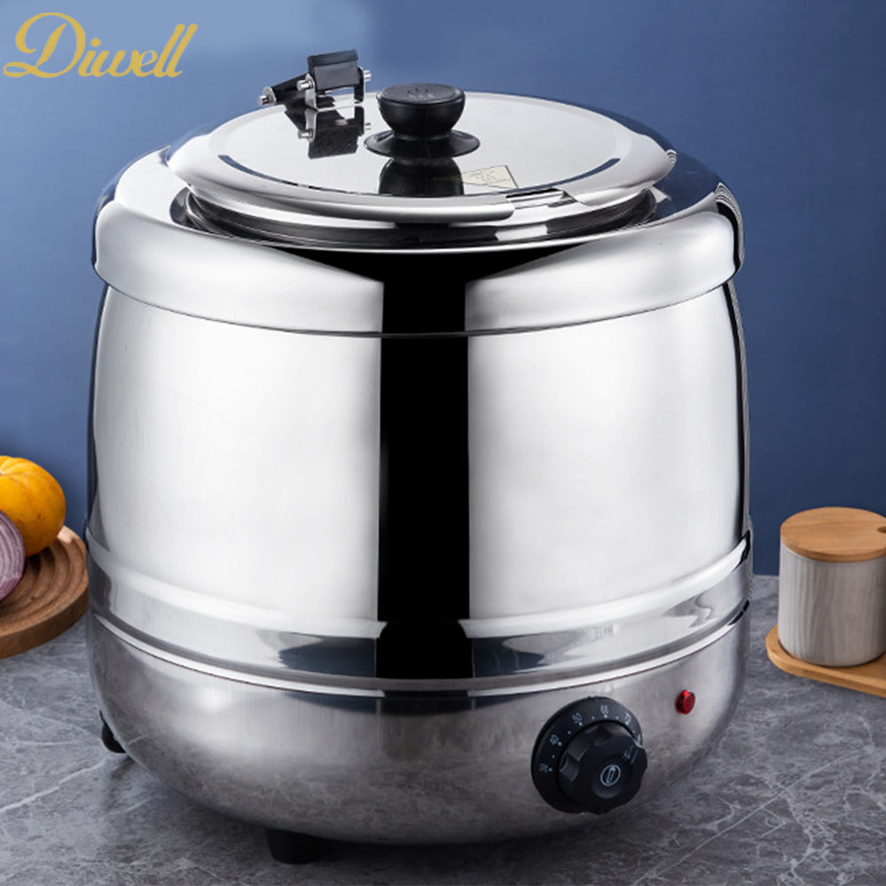 China OEM Quality Chafer 13L 10L Soup Food Kettle Buffet Server