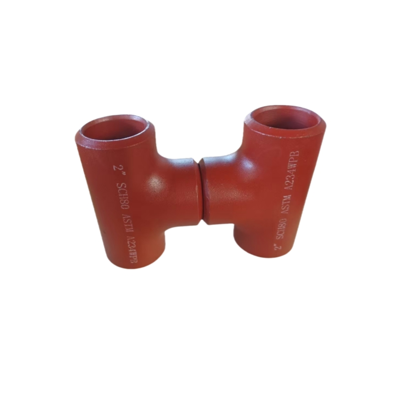 ASTM A234 Wpb/20#/Q235 Tee Pipe Fittings Manufacturer Seamless Butt Welded Equal Tee Stainless Carbon Steel Pipe Fitting Equal Reducing Tee