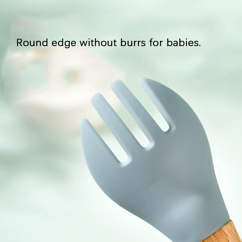 Silicone Baby Plate Set with Suction Bowl and Spoon