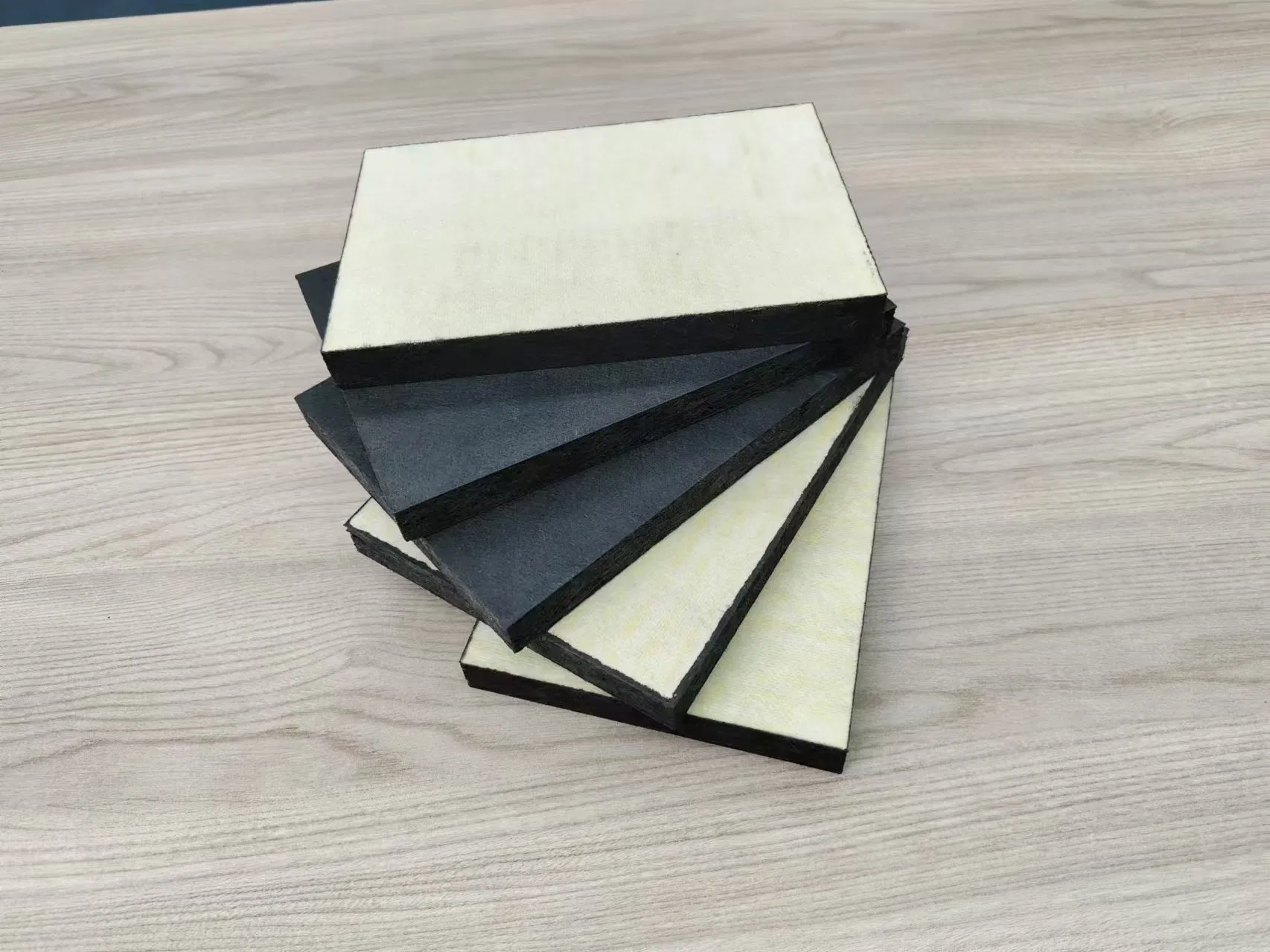 High Quality Square Edge Ceiling Panel Black Sound Insulation Ceiling Rock Wool Panel