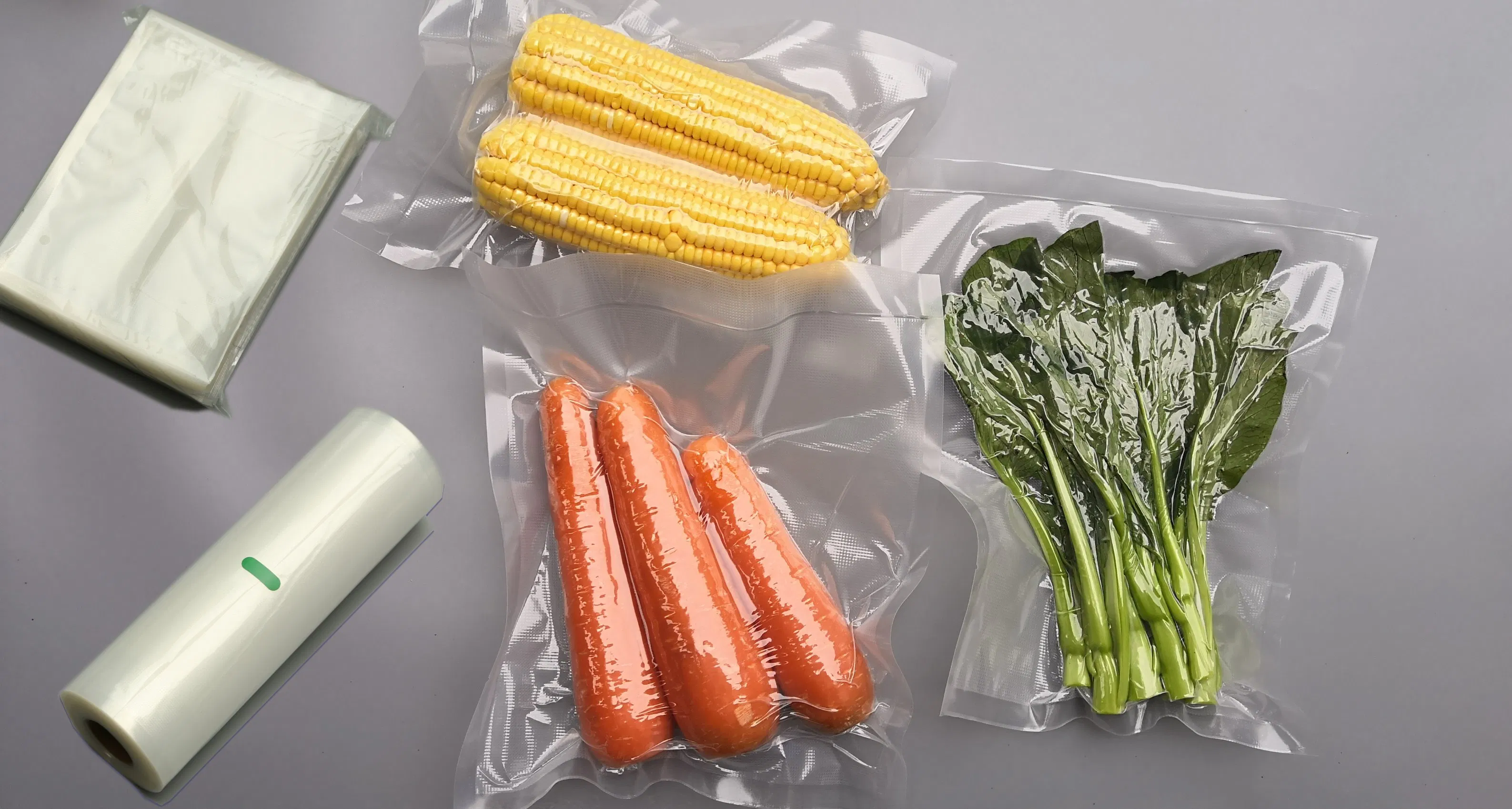 Vacuum Food Package Bags 20X28cm Packing Bag 3-Side Sealed Textured Vacuum Bags for Food Packaging, Safe for Freezer, Refrigerator, Freezer Bag