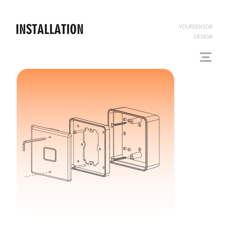 Ys411-H Automatic Door Opening Wireless Sensor Switch / Touch Button / Door Release Key Switch OEM ODM Supprot