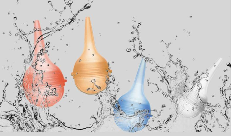 Portable Safety Use BPA Free Soft Silicone Baby Nasal Aspirator for Nose Cleaning