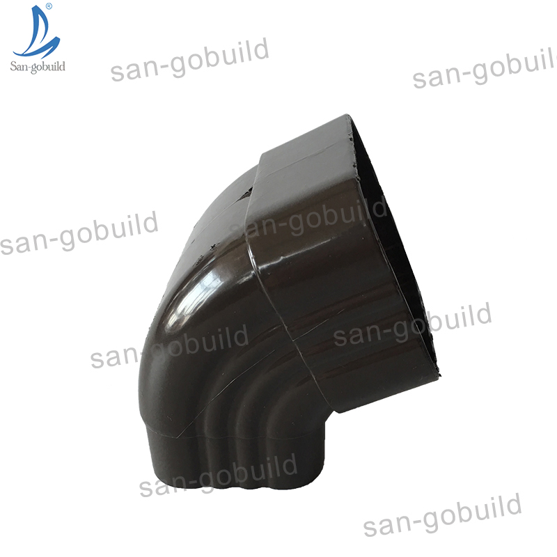 Southeast Asia Galvanized Steel Roof Aluminum Rain Gutter System for Drain Customized Oceania Rainwater Down Pipe for Buildings