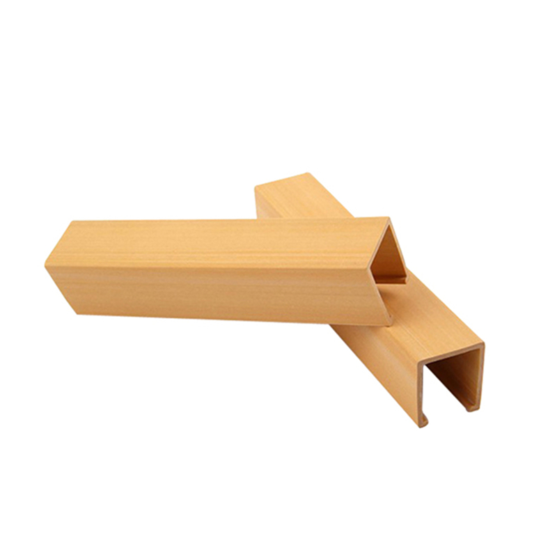 Ecological Wood PVC Ceiling Panels, PVC Decorative Ceiling Tiles / Tube / Strip