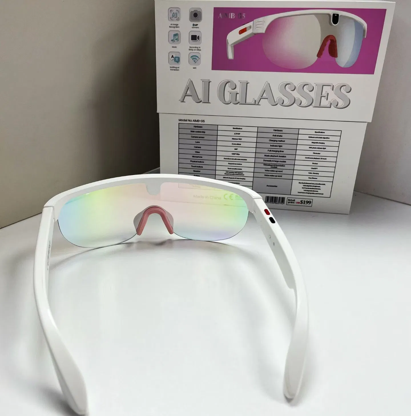 Умные очки для велоспорта Esaker G5 с AI и аудио