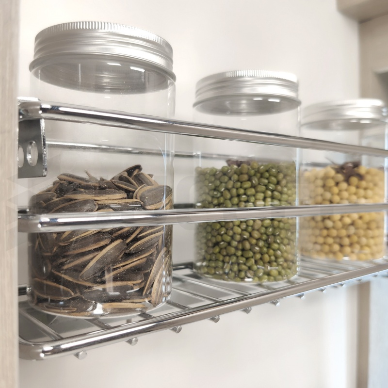 Выдвижная корзина для кухонного шкафа, 2-х уровневая