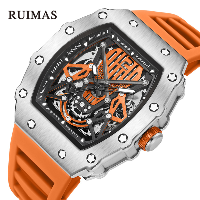 Ruimas New Fashion Style Men's Sports Personalized Watch Domineering Mechanical Watch