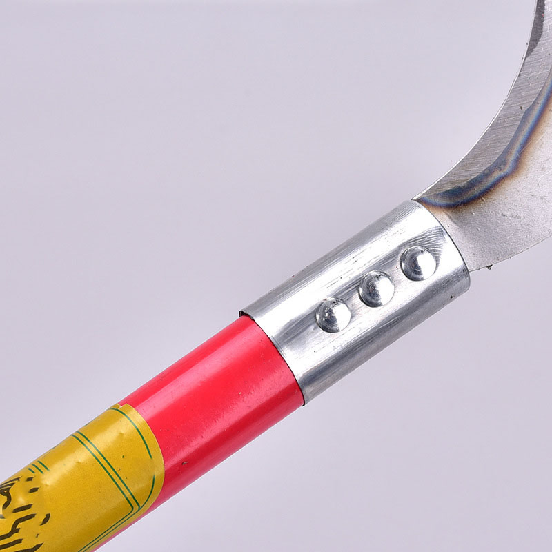 Hot Selling Long Handled Steel Moon Bud Agricultural Lawn Mower Sickle