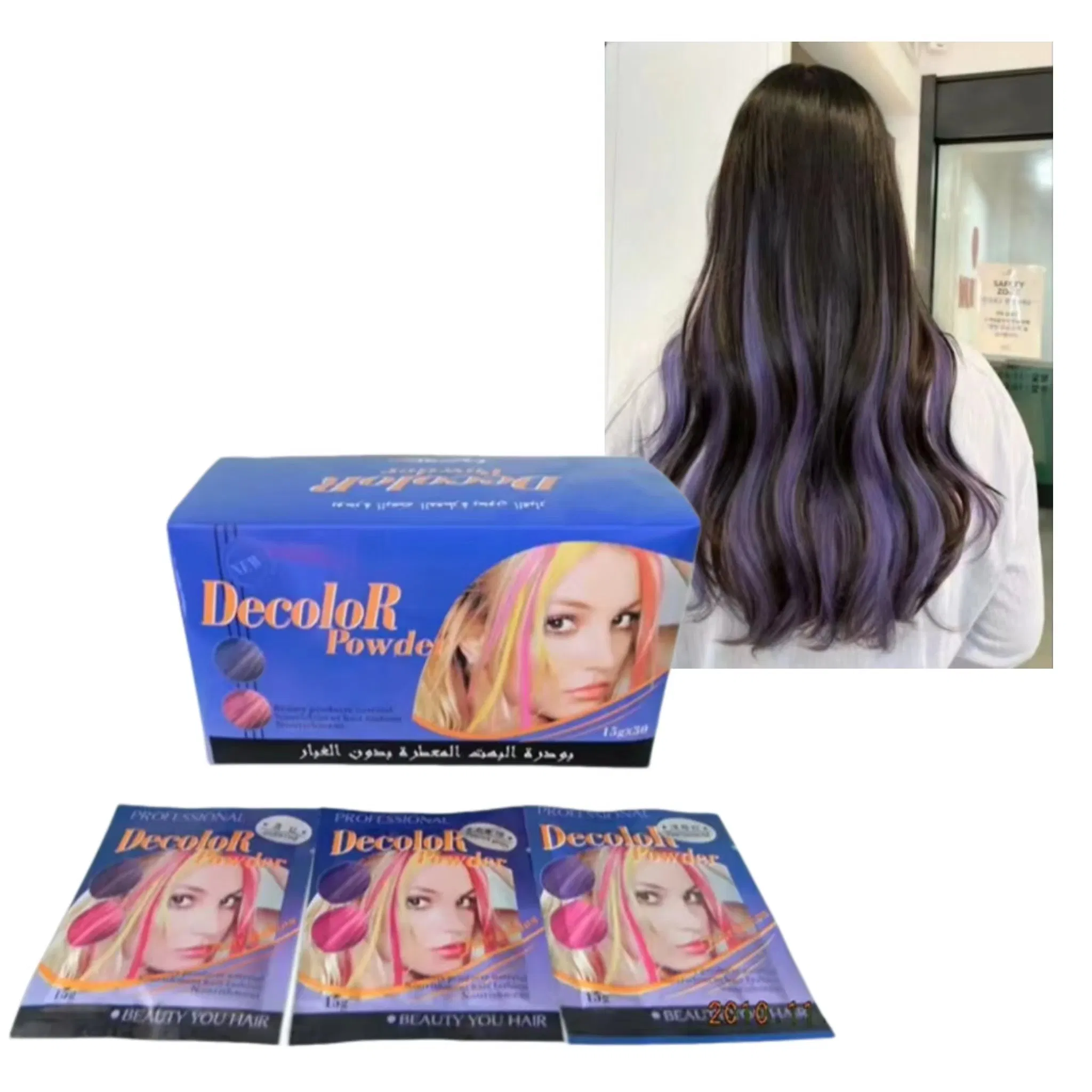 Limited-Time Promotion Permanent 20 Colors Hair Ammonia-Free Dye Bleaching Powder for Salon Use