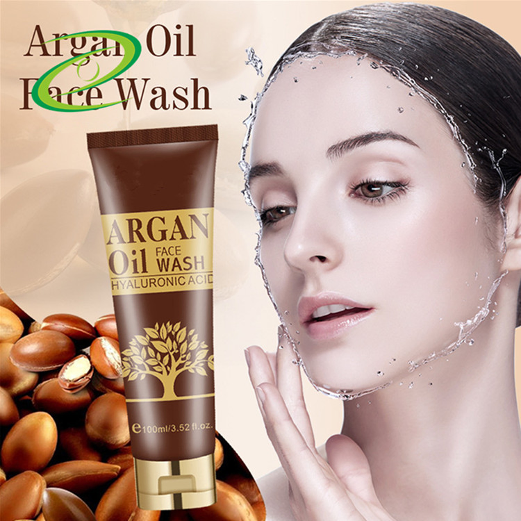 Hydrating Organic Facial Cleanser Face Wash Deep Argan Oil Facial Cleanser