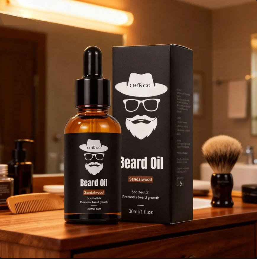 Natural Formula Soothing Promoting Beard Growth Oil Deep Root Nourishing