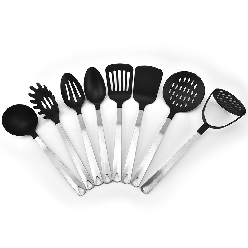 Stainless Steel Kitchen Cooking Nylon Tool Nylon Spoon Nylon Spatula Whisk