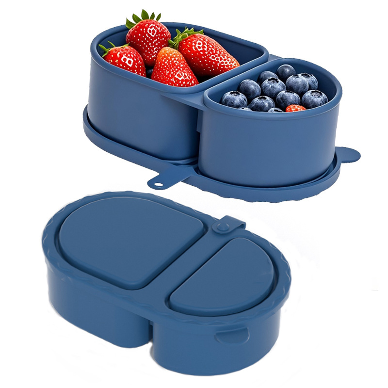 Eco-Friendly Silicone Lunch Box for Sustainable Meal Prep