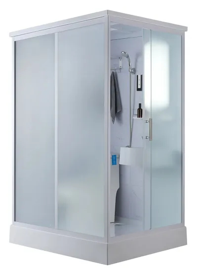 Prefab Toilet Bathroom Bathroom Pods Glass Shower Cabin