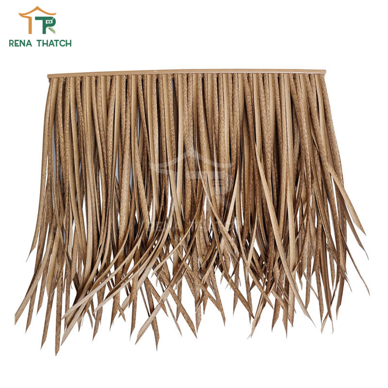 High Quality Artificial Thatch Fireproof Synthetic Thatch Palm for Roofing