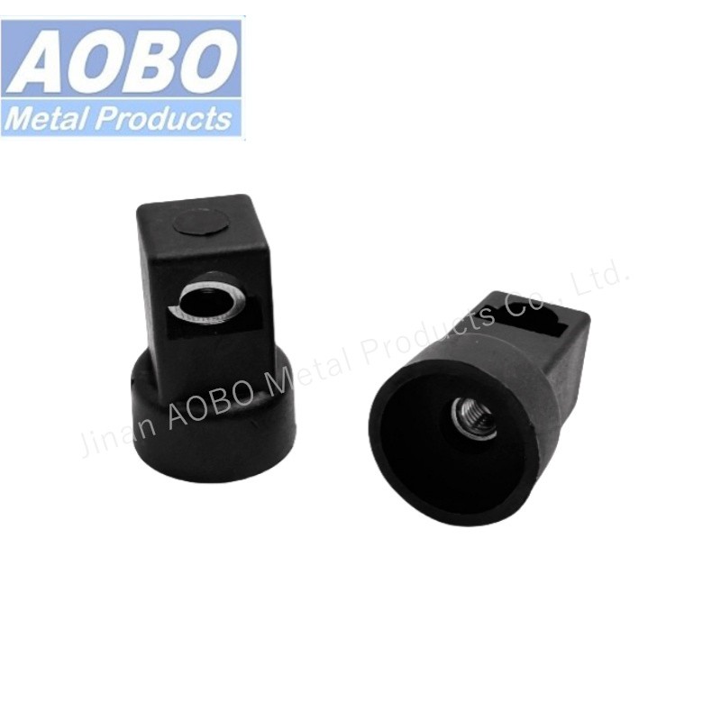 Aobo Industrial Cabinet Fitting Parts Black PA Plastic Fixtures Cabinet Accessories