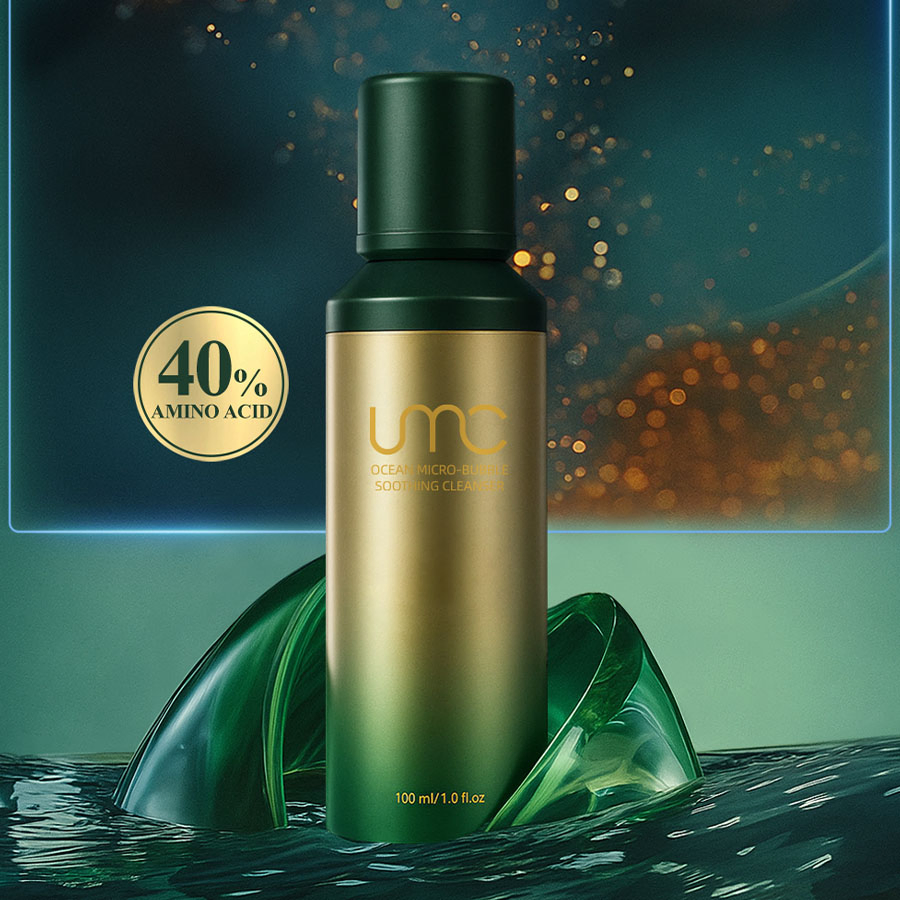 Skin Care OEM/ODM Ocean Micro-Bubble Soothing and Nourishing Face Cleanser
